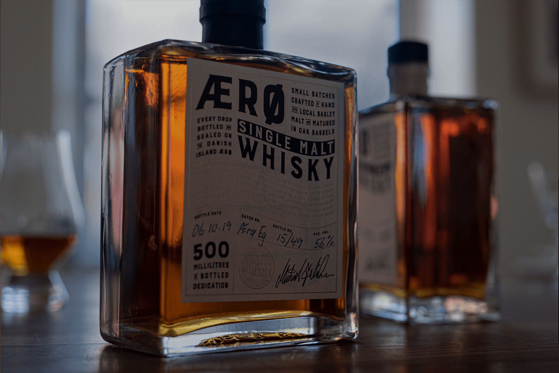 Dedikation på flaske – Ærø Whisky